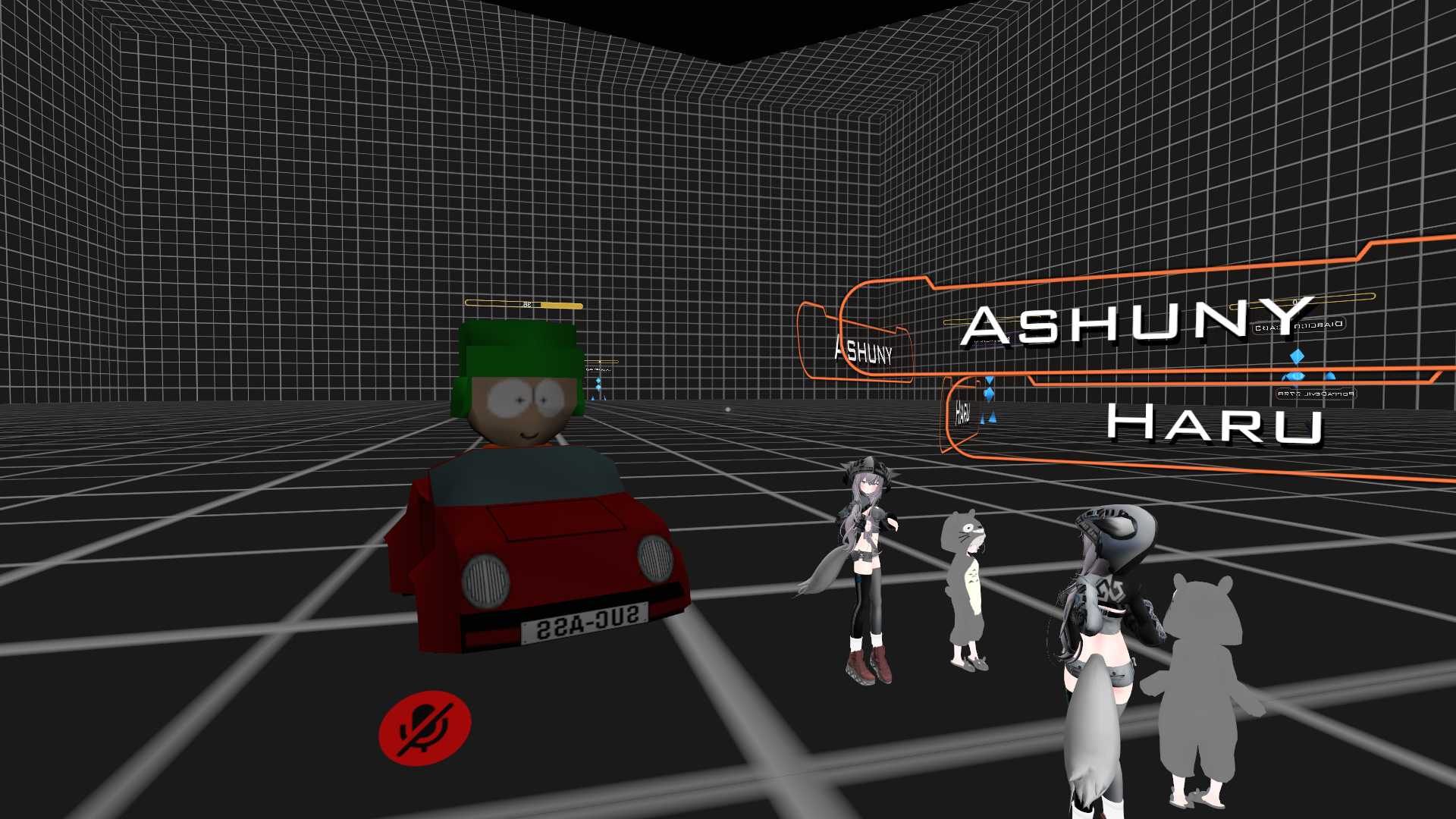 kyle in the car (south park rally) Screenshot