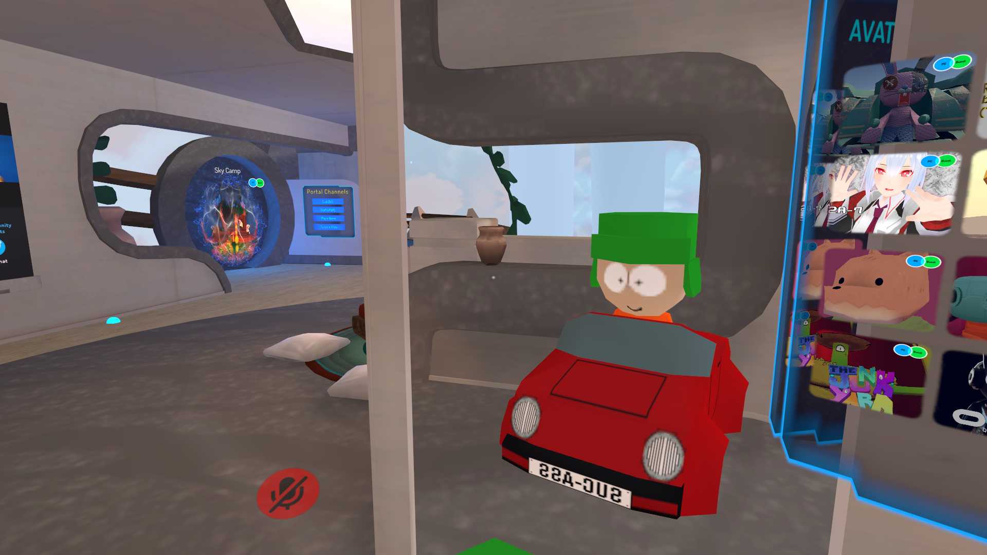kyle in the car (south park rally) Screenshot