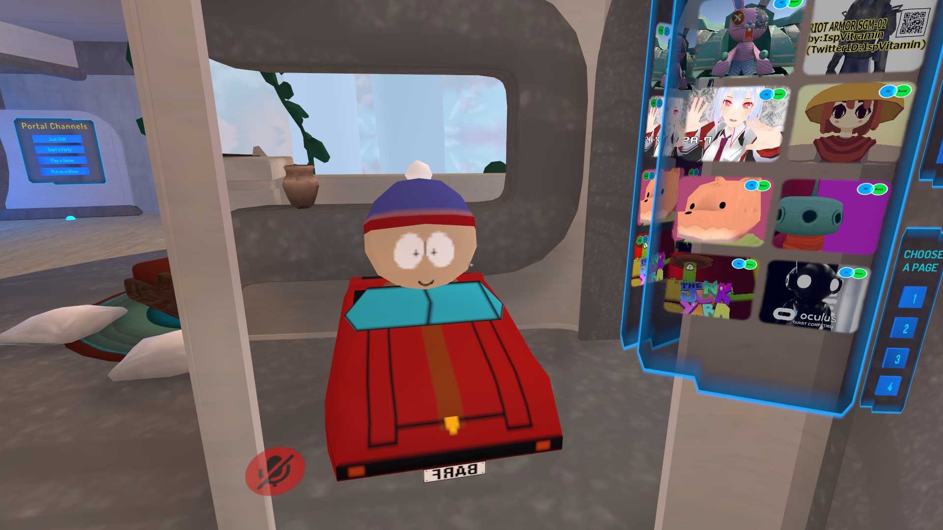 Stan in the car (south park rally) Screenshot