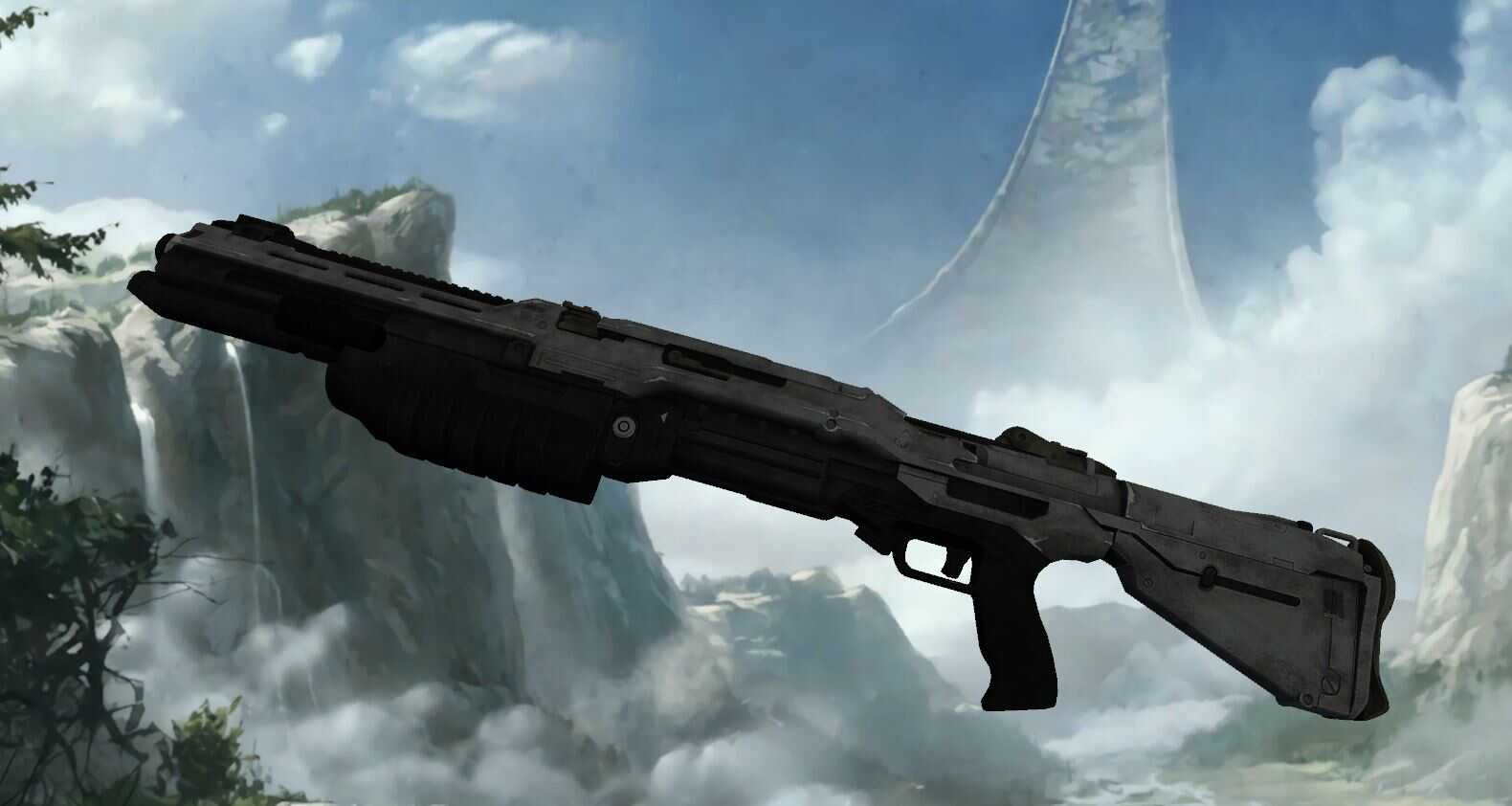 Halo 4 Shotgun model Screenshot