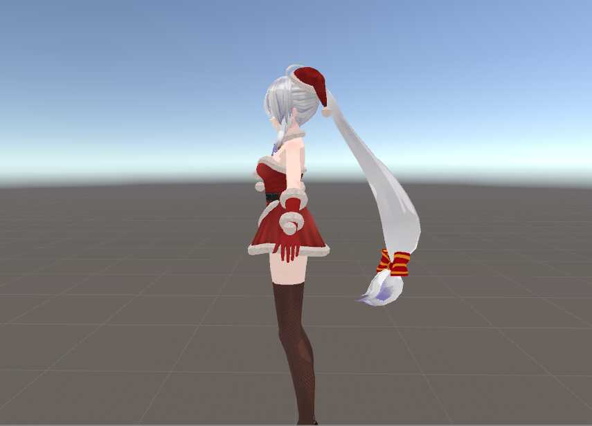 Christmas E-Girl (Dynamic Bones, Lip Sync, Eye Tracking, Custom Emotes) Screenshot