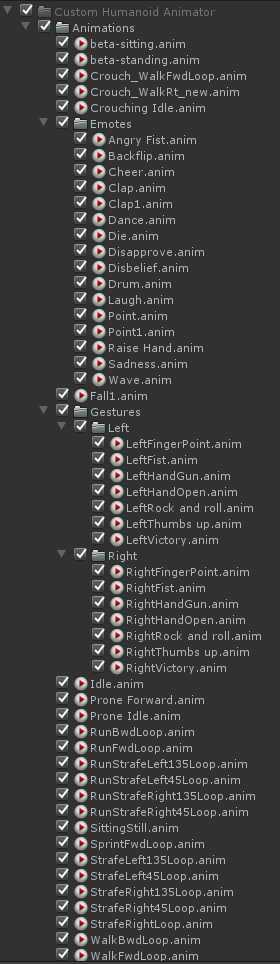 VRC Animations Screenshot
