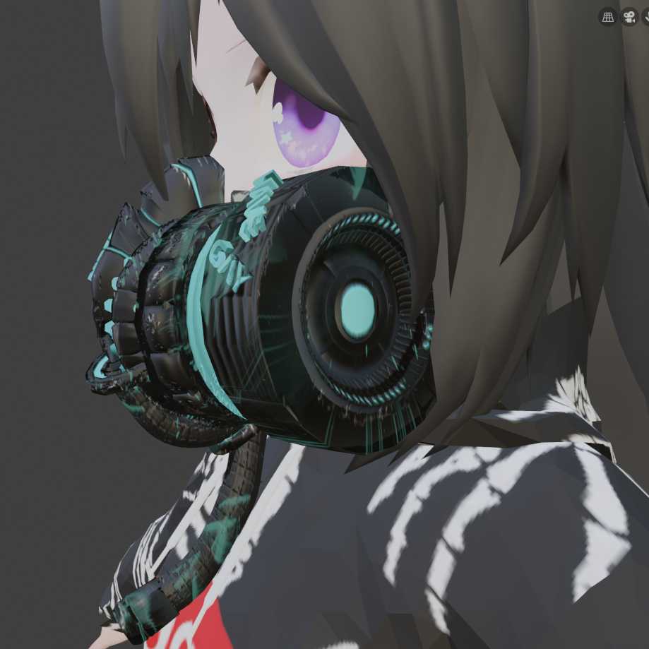 weebshavegay Futuristic neon mask Screenshot