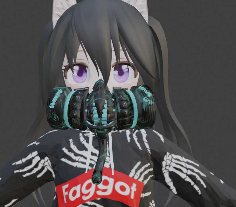 weebshavegay Futuristic neon mask Screenshot