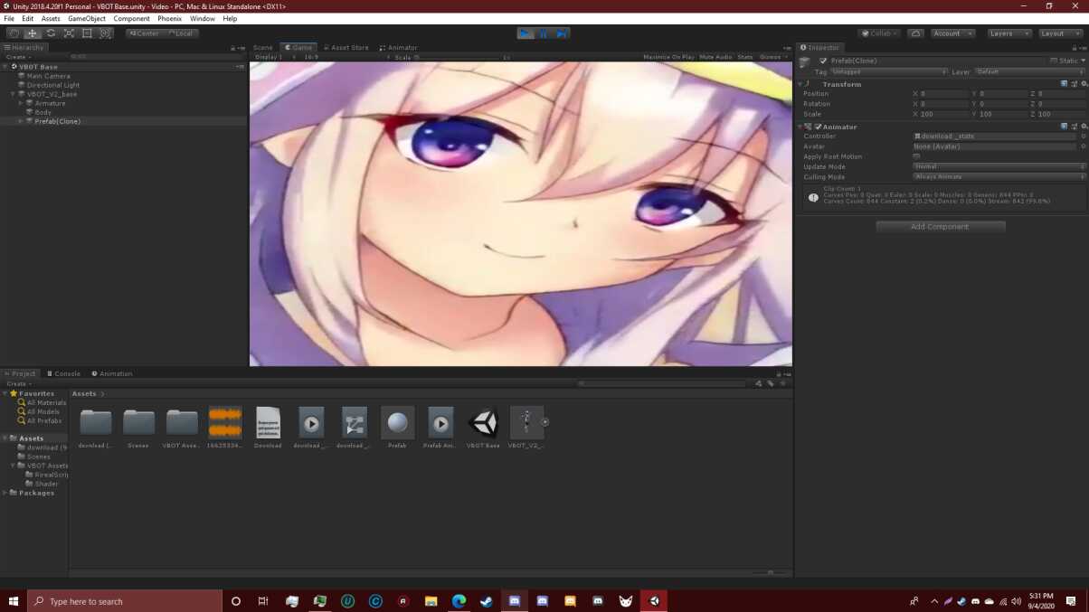 Anime Video Prefab Screenshot