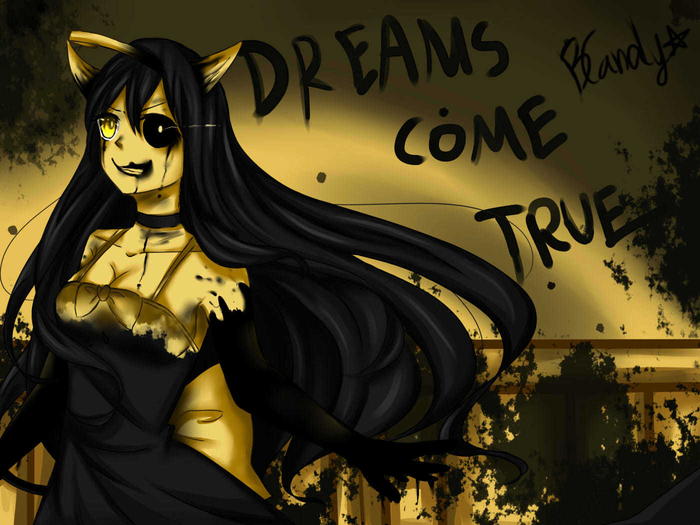 2D Alice Cardboard cutout "wandering is a terrible sin" Screenshot