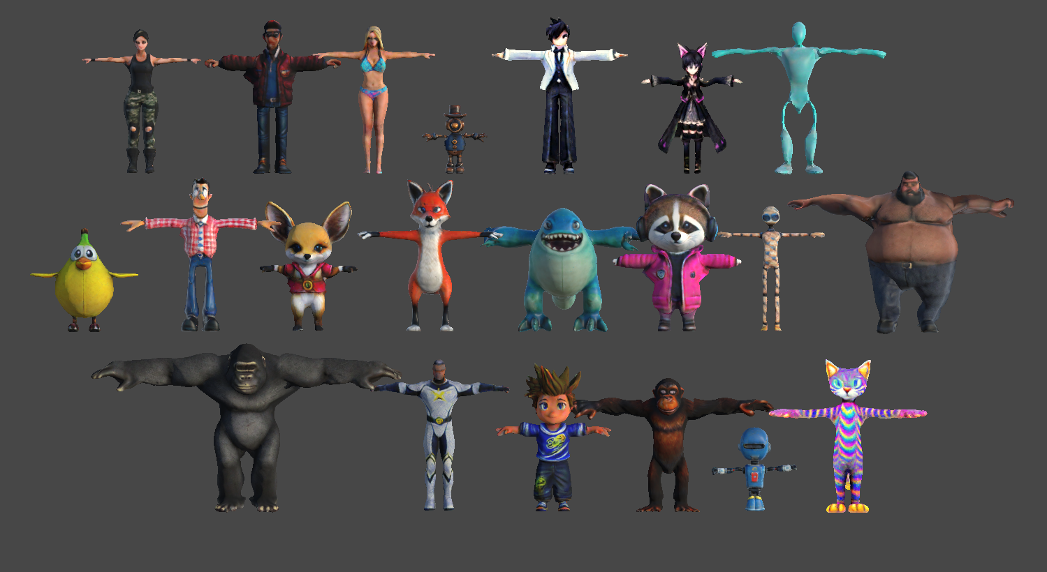 30 Ai-generated avatars Screenshot