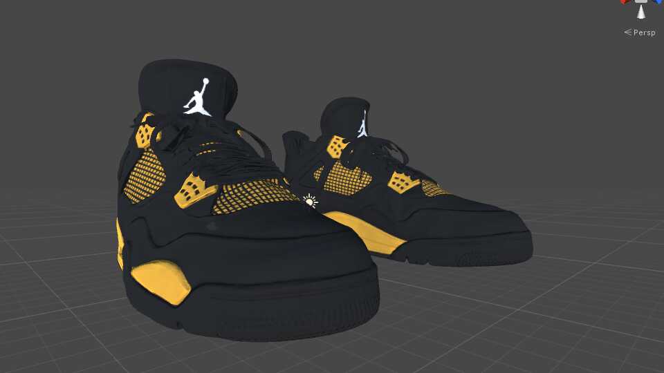 Air Jordan 4 Black/Yellow 