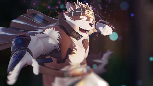 Horkeukamui, (Dynamics, eye tracking, lipsync, emotes) Screenshot