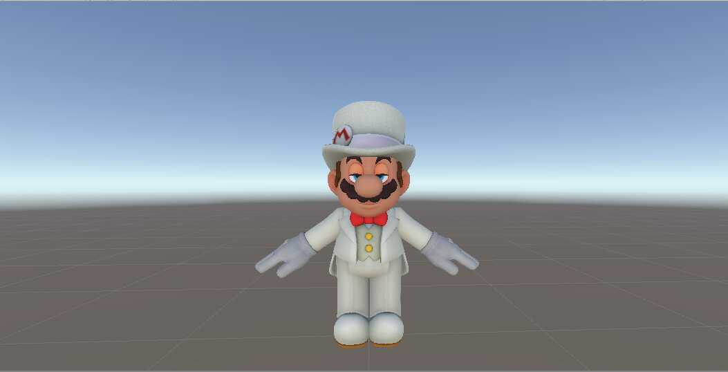 Mario White Tux (Eye Tracking, Visemes) Screenshot