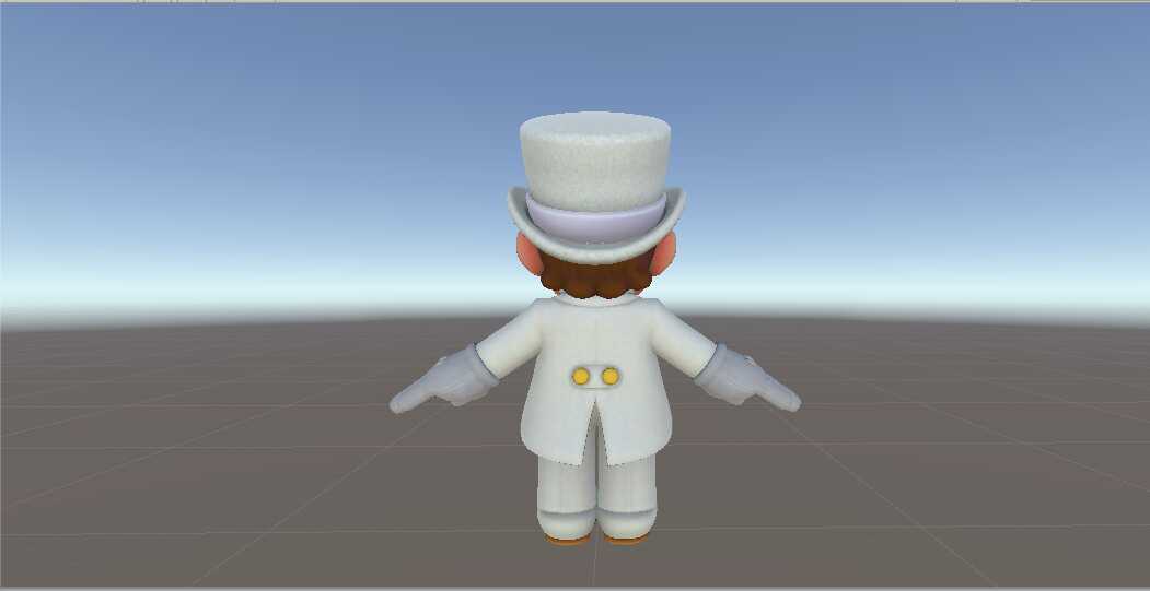 Mario White Tux (Eye Tracking, Visemes) Screenshot