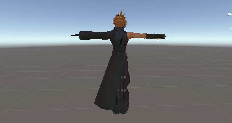Final Fantasy VII Advent Children Cloud (eye tracking) Screenshot