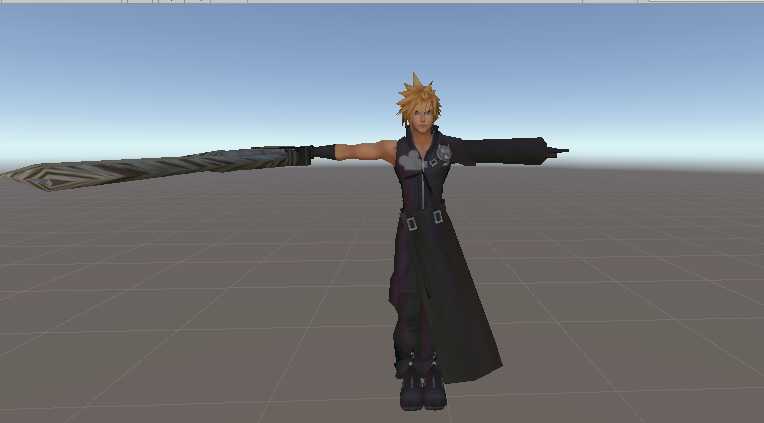Final Fantasy VII Advent Children Cloud (eye tracking) Screenshot