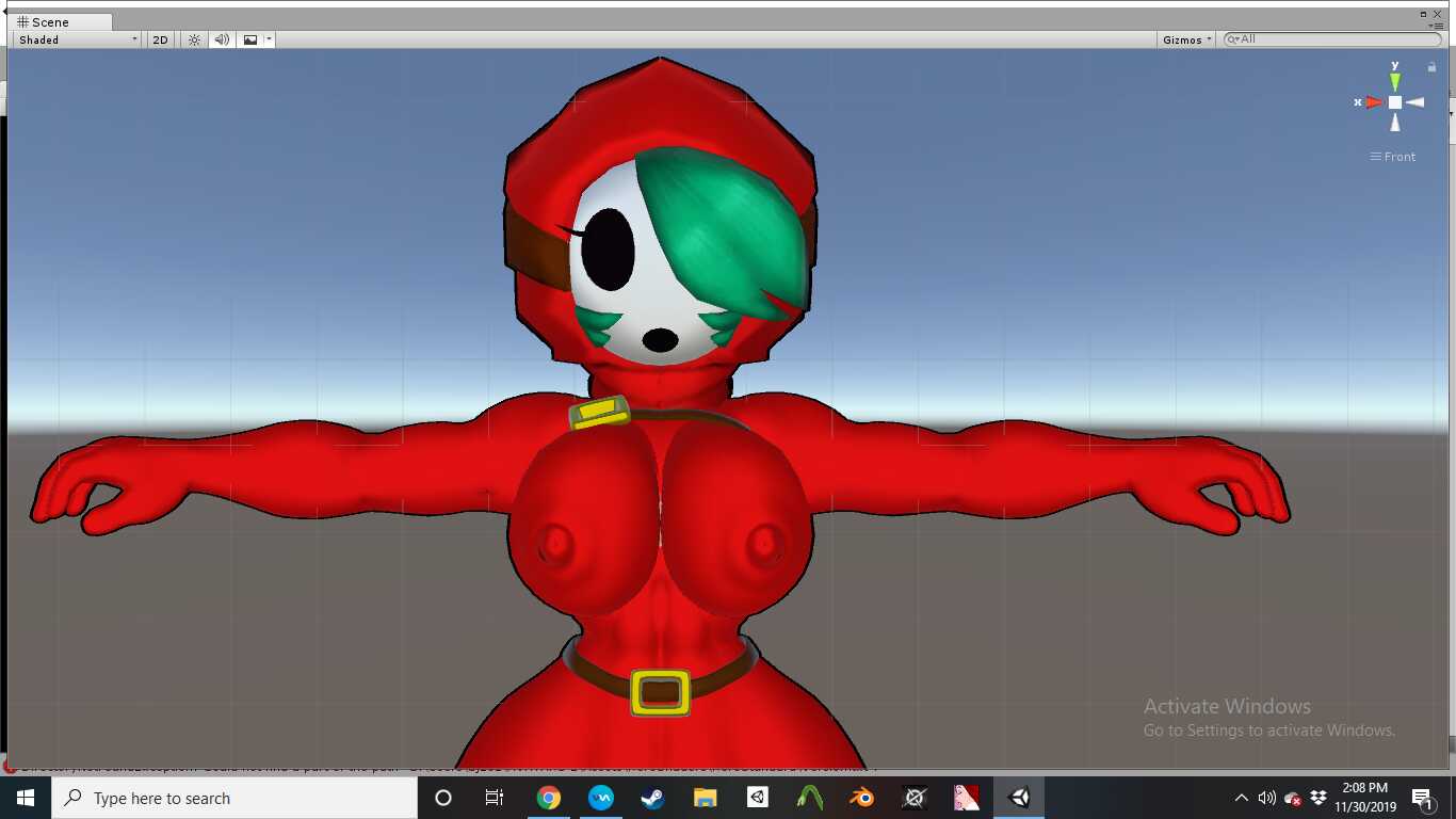 Thicc Shygal Blinking+visemes+jiggle physics Screenshot