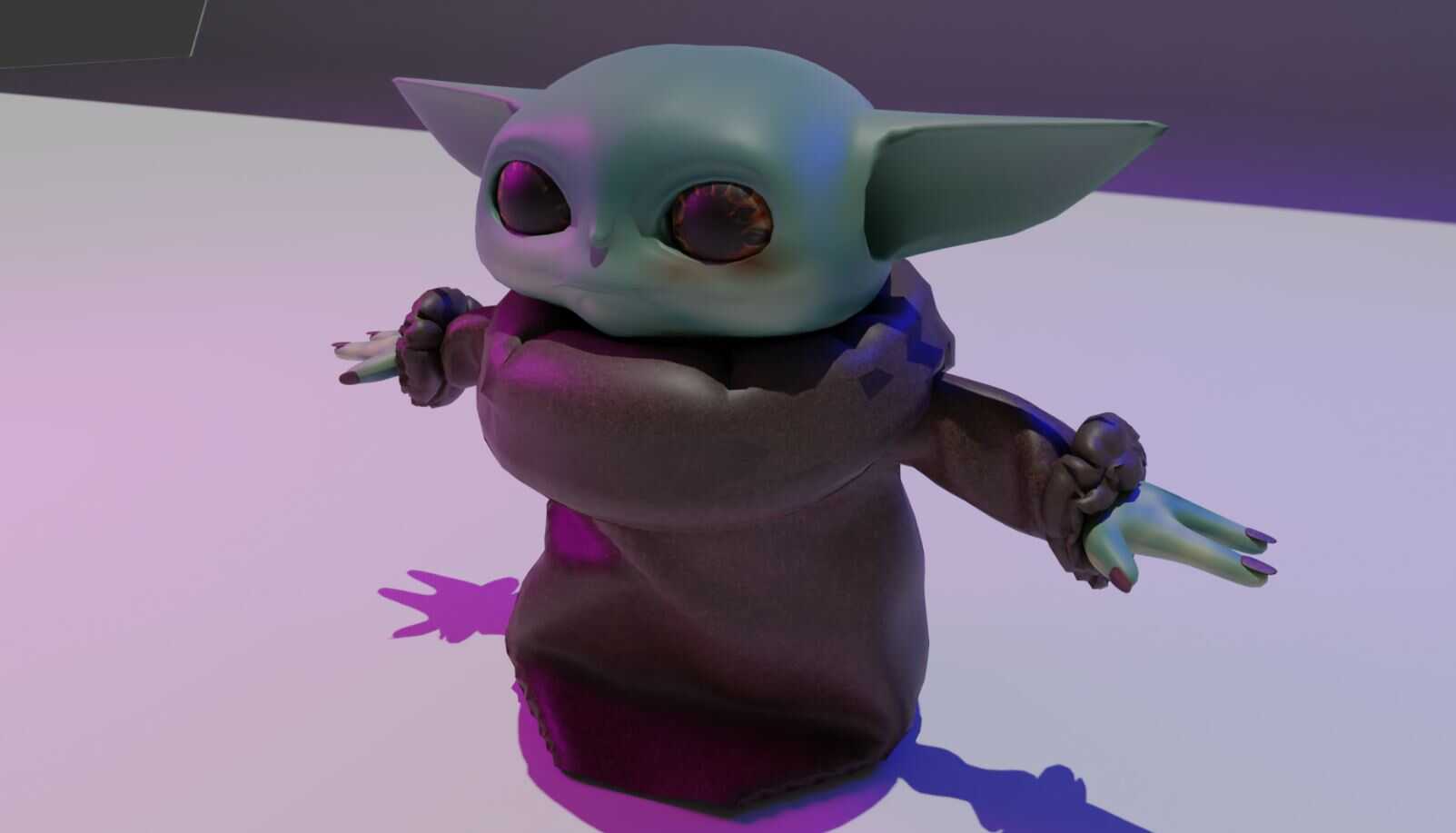 Baby Yoda with lipsync Screenshot