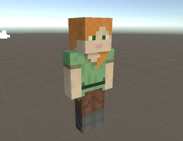 Faithful Minecraft Alex (generic rig) Screenshot