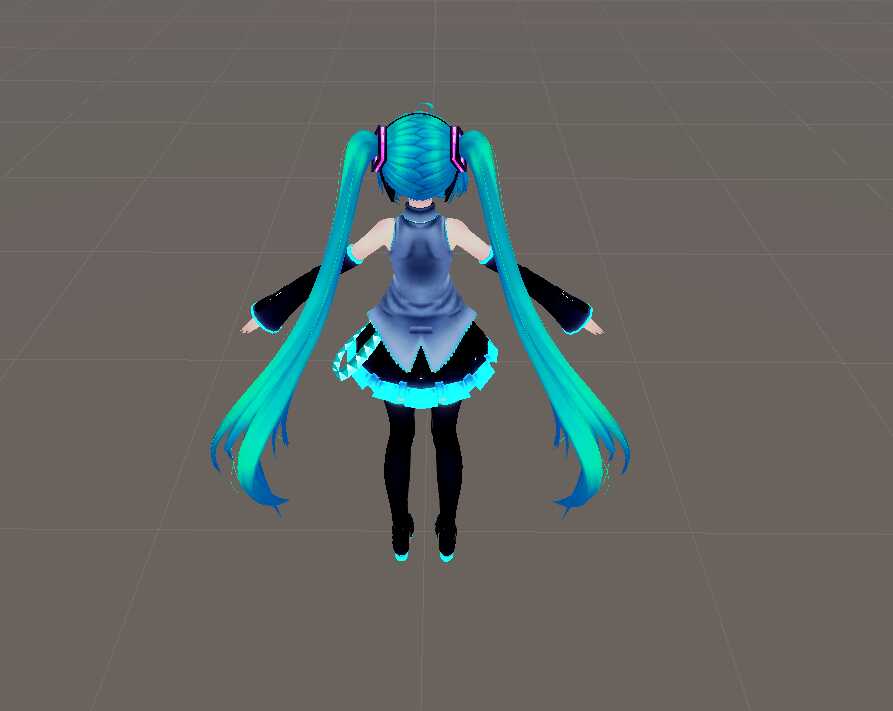 TDA Default Miku By Xoriu (Converted MMD Model) Screenshot