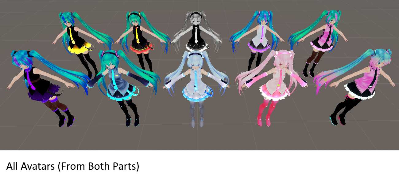 TDA Miku Pack Part 2 (Converted MMD Models) Screenshot