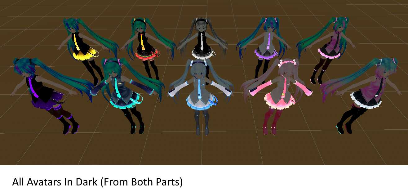 TDA Miku Pack Part 2 (Converted MMD Models) Screenshot