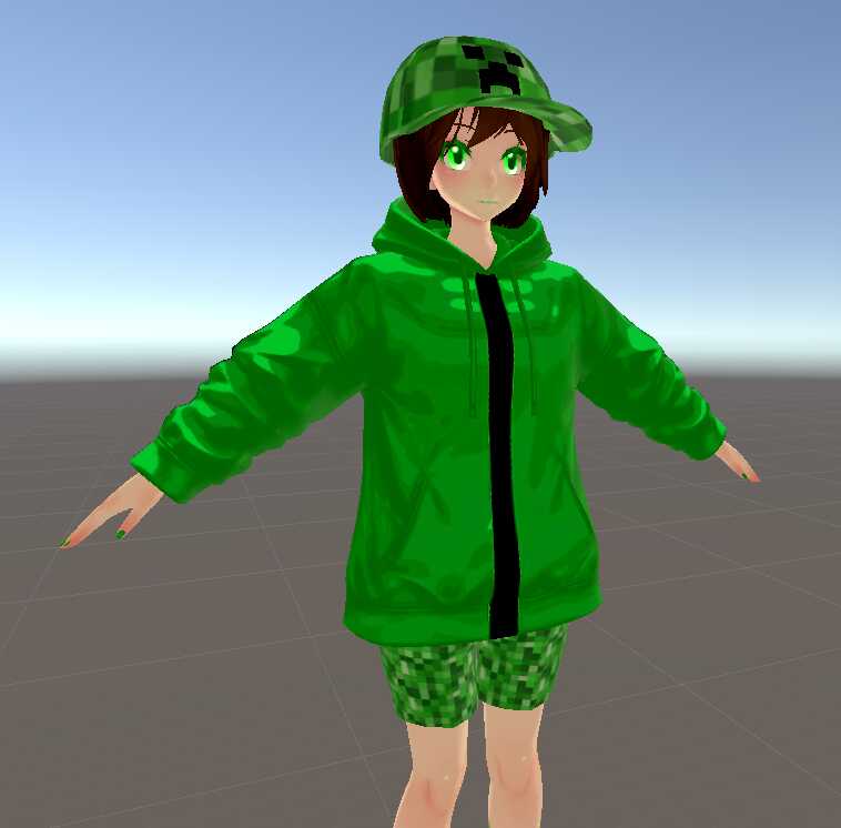Creeper Girl By Squidonik (Custom Character) Screenshot