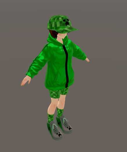 Creeper Girl By Squidonik (Custom Character) Screenshot