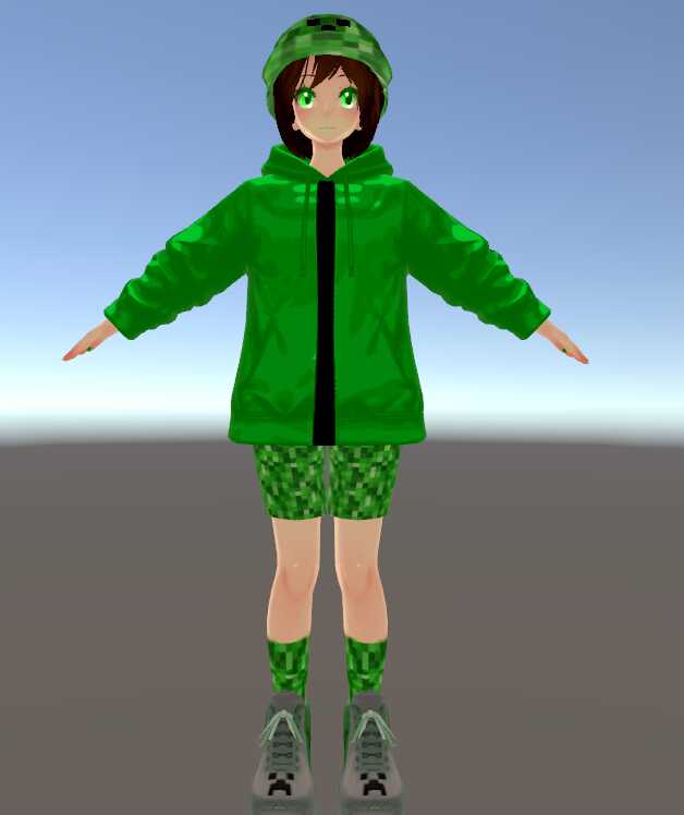 Creeper Girl By Squidonik (Custom Character) Screenshot
