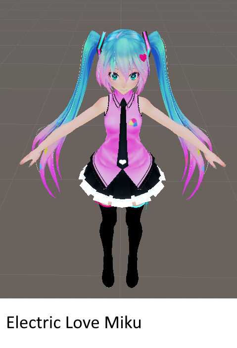 TDA Miku Pack Part 1 (Converted MMD Models) Screenshot