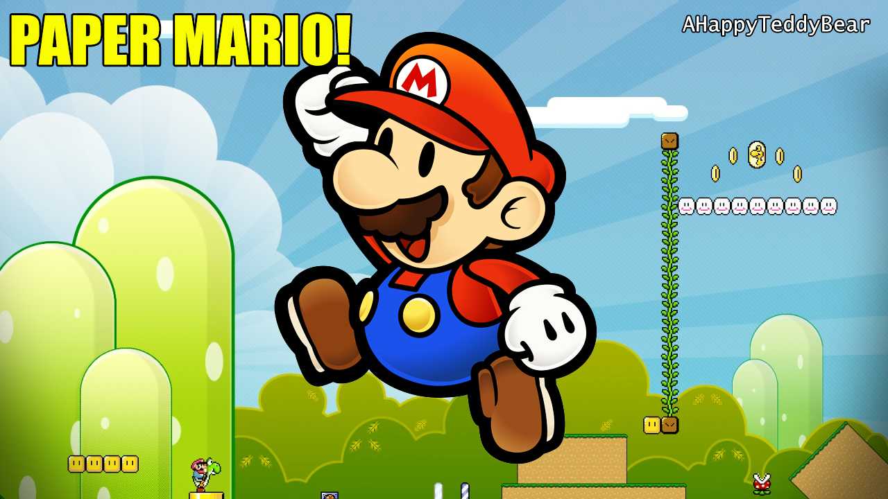 Paper Mario (Paper Mario video game series) High Poly Screenshot