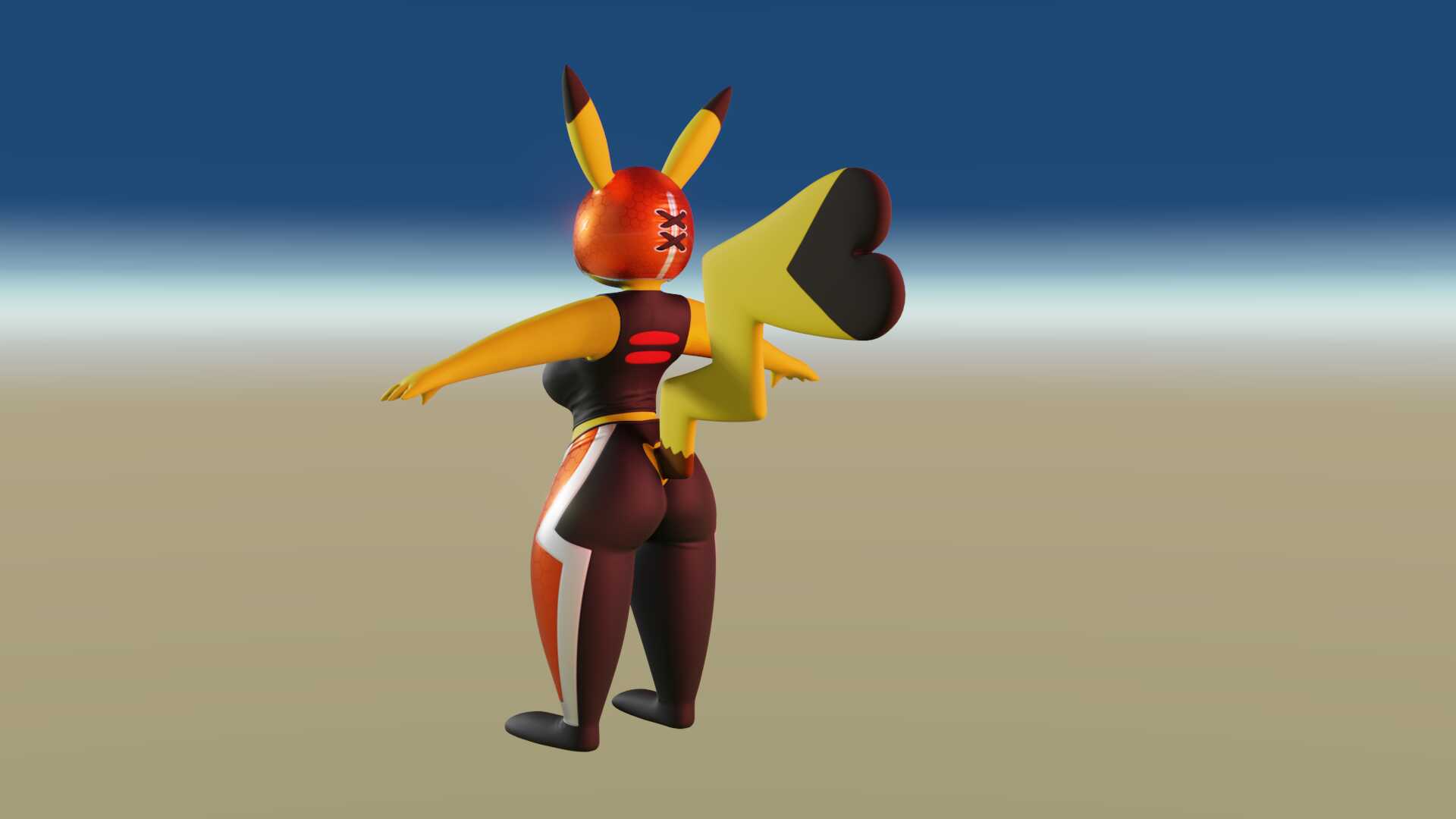 Pikalibre anthro full body tracking + Visemes Screenshot