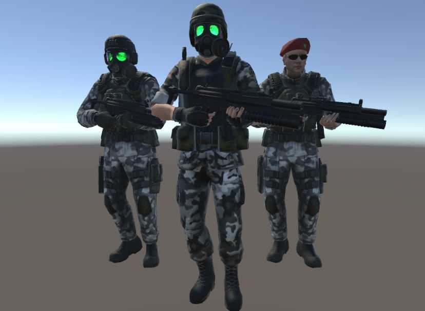 Black Mesa HECU Marines Avatar Pack V2 Screenshot