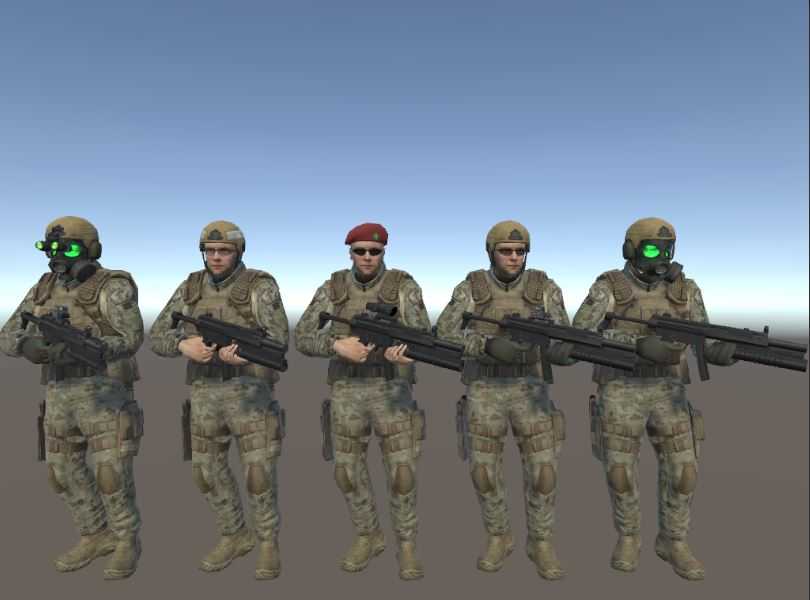 Black Mesa HECU Desert Camo Avatar Pack Screenshot