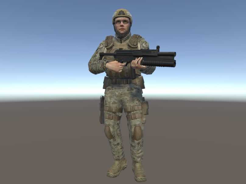 Black Mesa HECU Desert Camo Avatar Pack Screenshot