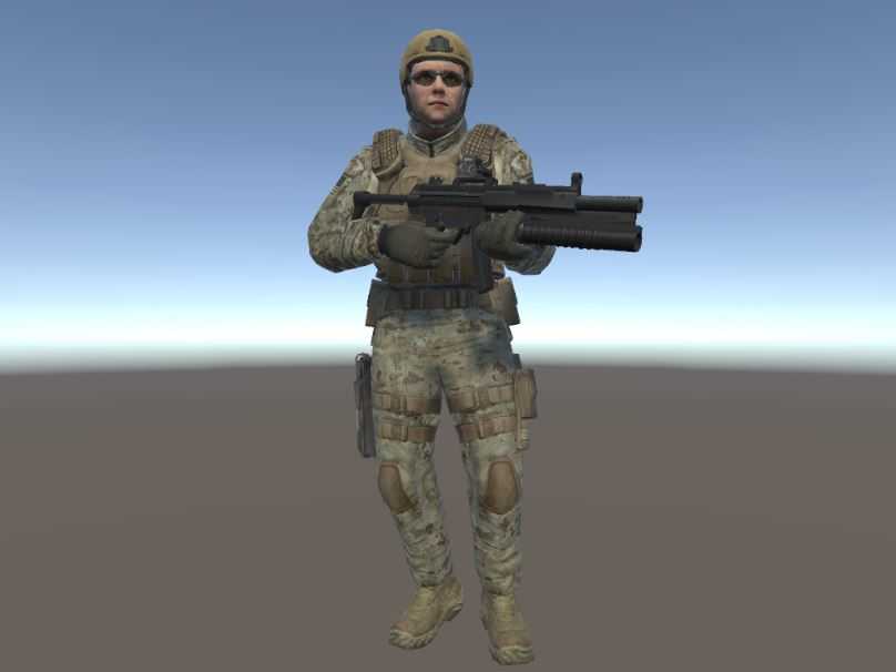 Black Mesa HECU Desert Camo Avatar Pack Screenshot