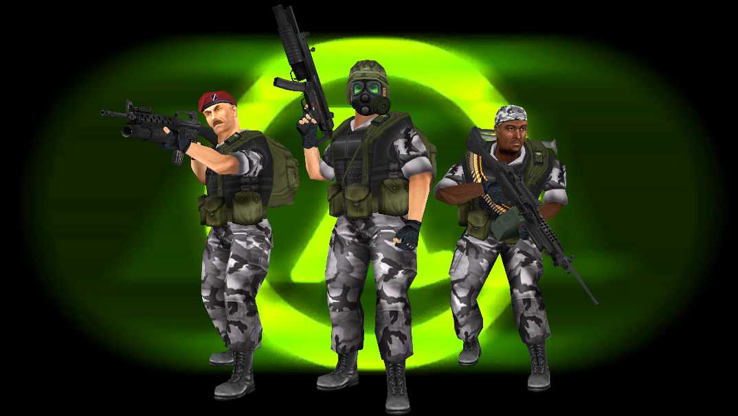 Half-Life Opposing Force HECU Marine Squad Screenshot
