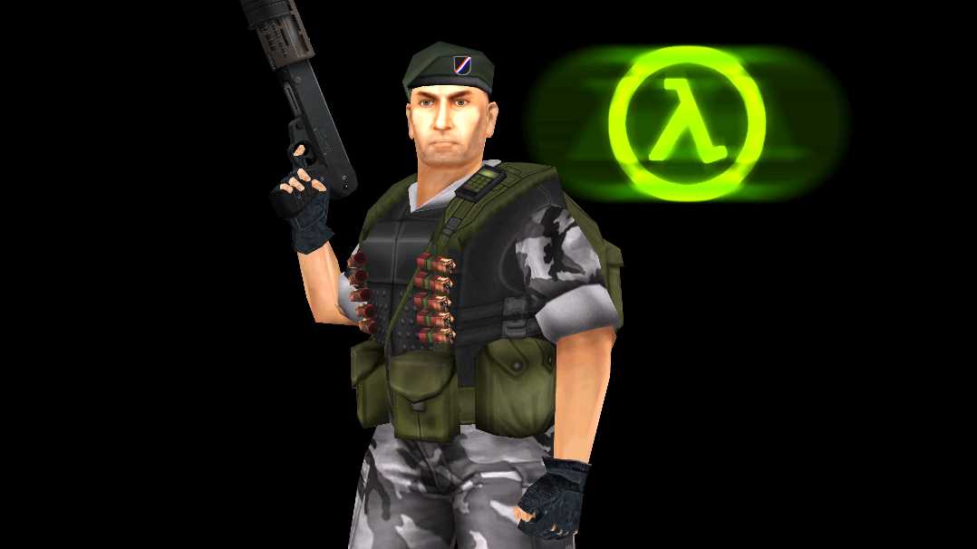 Half-Life Opposing Force HECU Marine Squad Screenshot