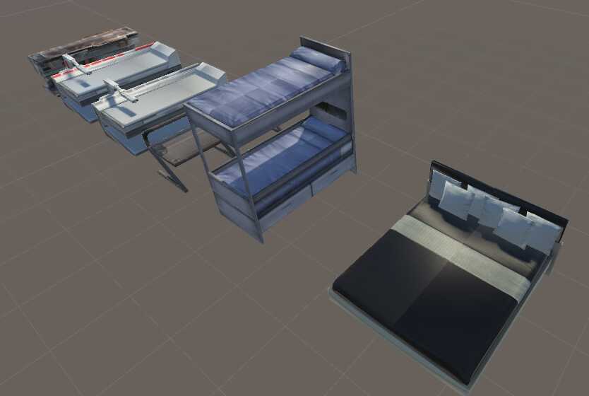 Mass Effect Beds(MEVR Screenshot
