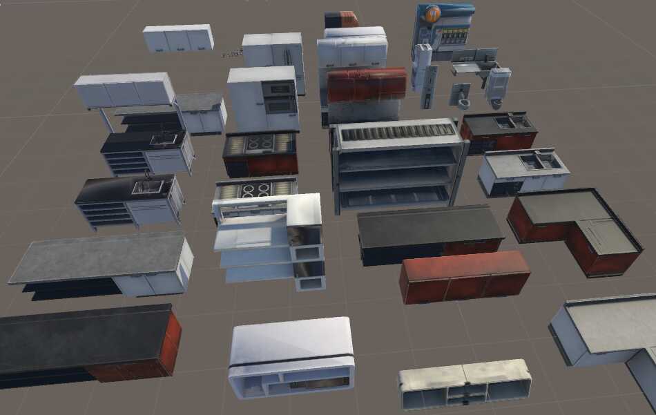 Mass Effect Kitchen, Shelves, Bathrooms (MEVR) Screenshot