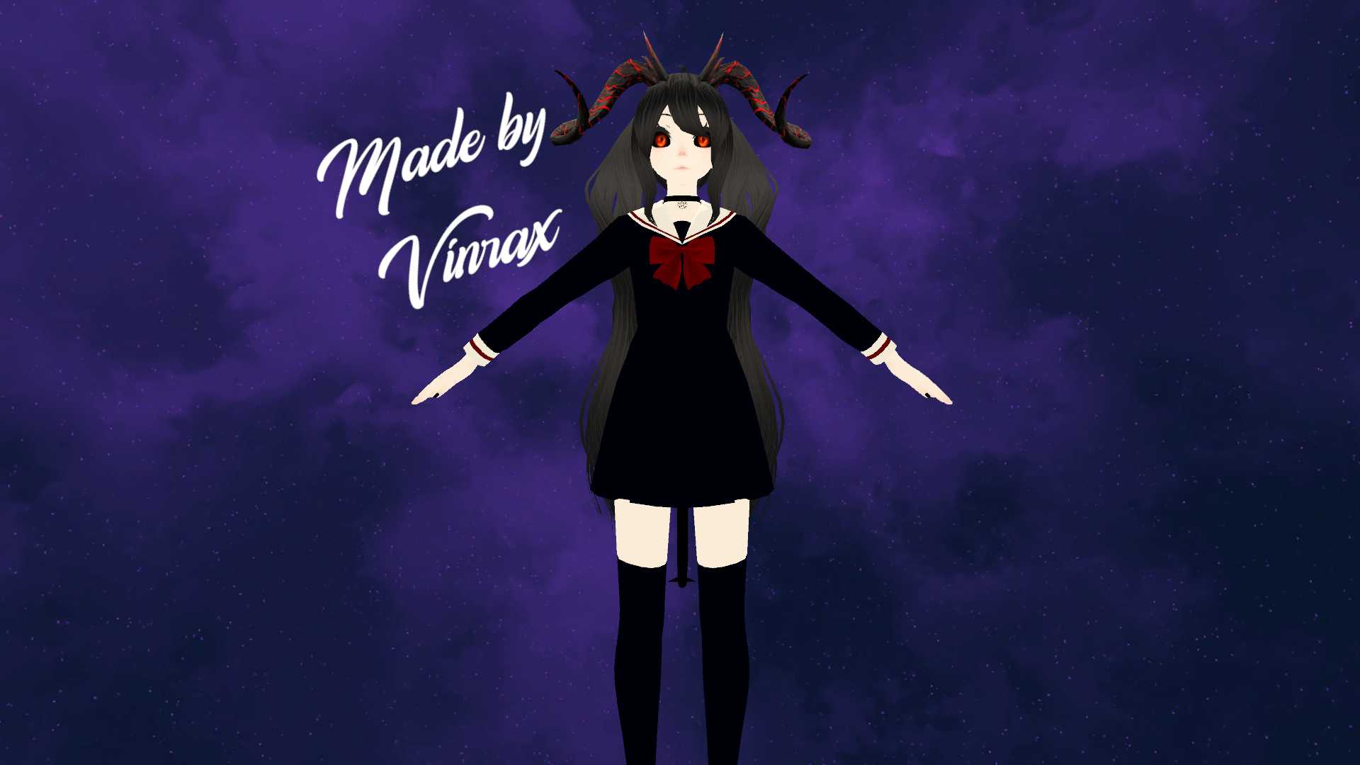 Alice Hellgirl (Lip Sync, Eye Tracking, Gestures, Fullbody fix) Screenshot