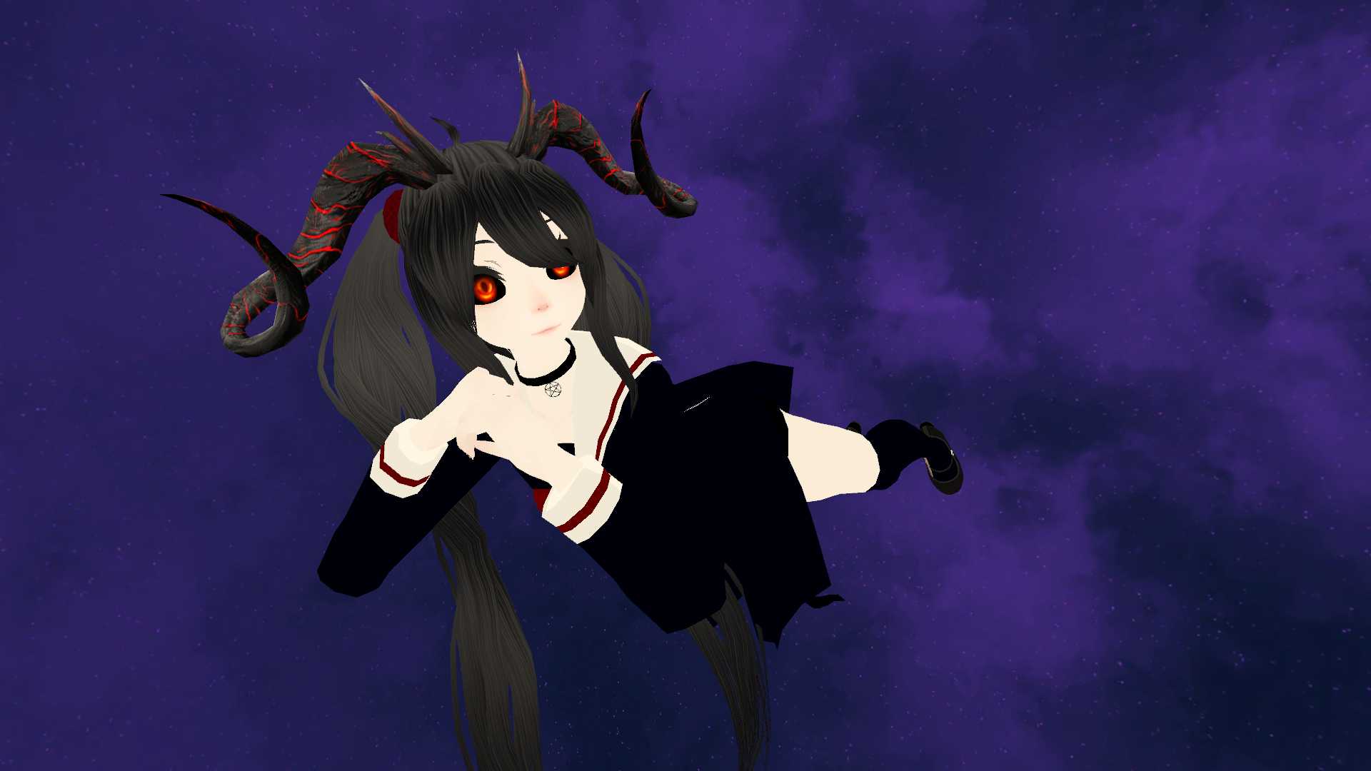 Alice Hellgirl (Lip Sync, Eye Tracking, Gestures, Fullbody fix) Screenshot