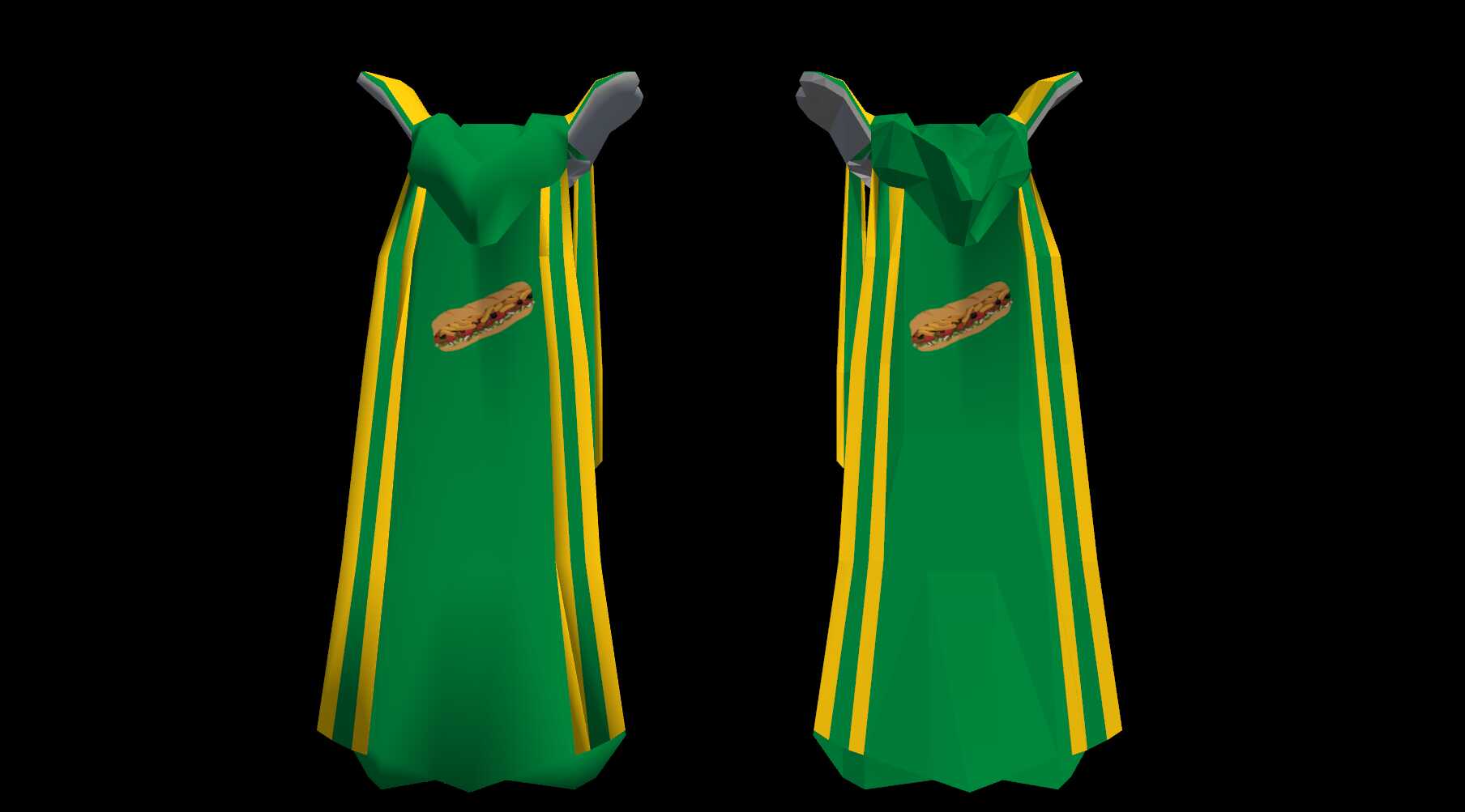 Runescape Skillcape v3 (Remeshed / Reweighted!) Screenshot
