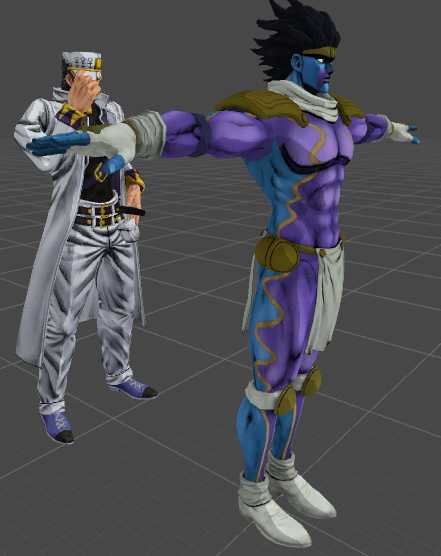 Jotaro Kujo Part 4 with Star Platinum Screenshot