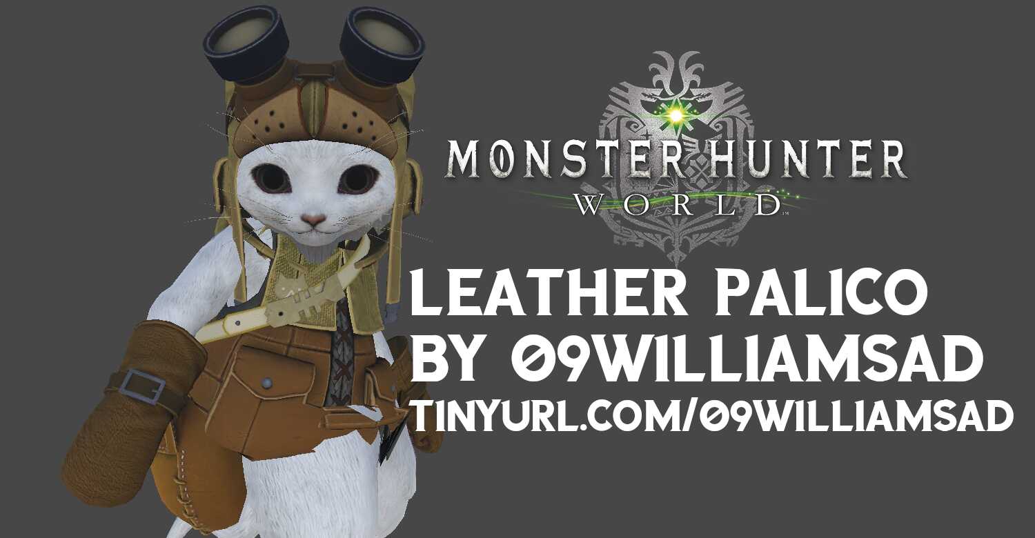 Palico Leather Armour - Monster Hunter World Screenshot