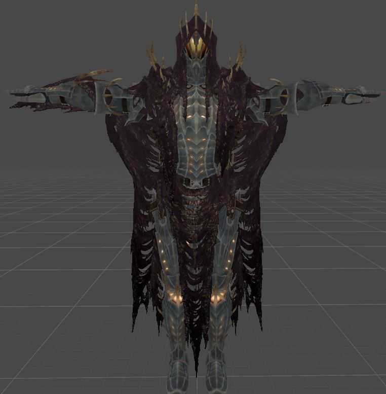 Vaal Hazak Alpha Male Armour - Monster Hunter World Screenshot
