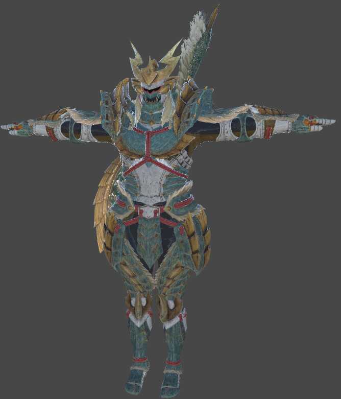 Zinogre Beta Armour - Monster Hunter World Iceborn Screenshot
