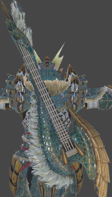 Zinogre Beta Armour - Monster Hunter World Iceborn Screenshot