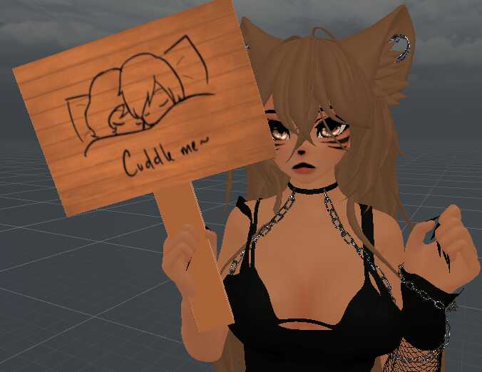 Fluffy's Cuddle Me Sign Screenshot