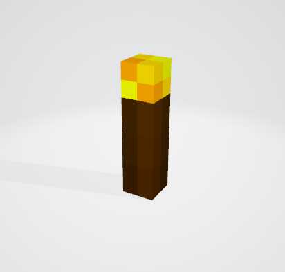 Just a Minecraft Torch Screenshot