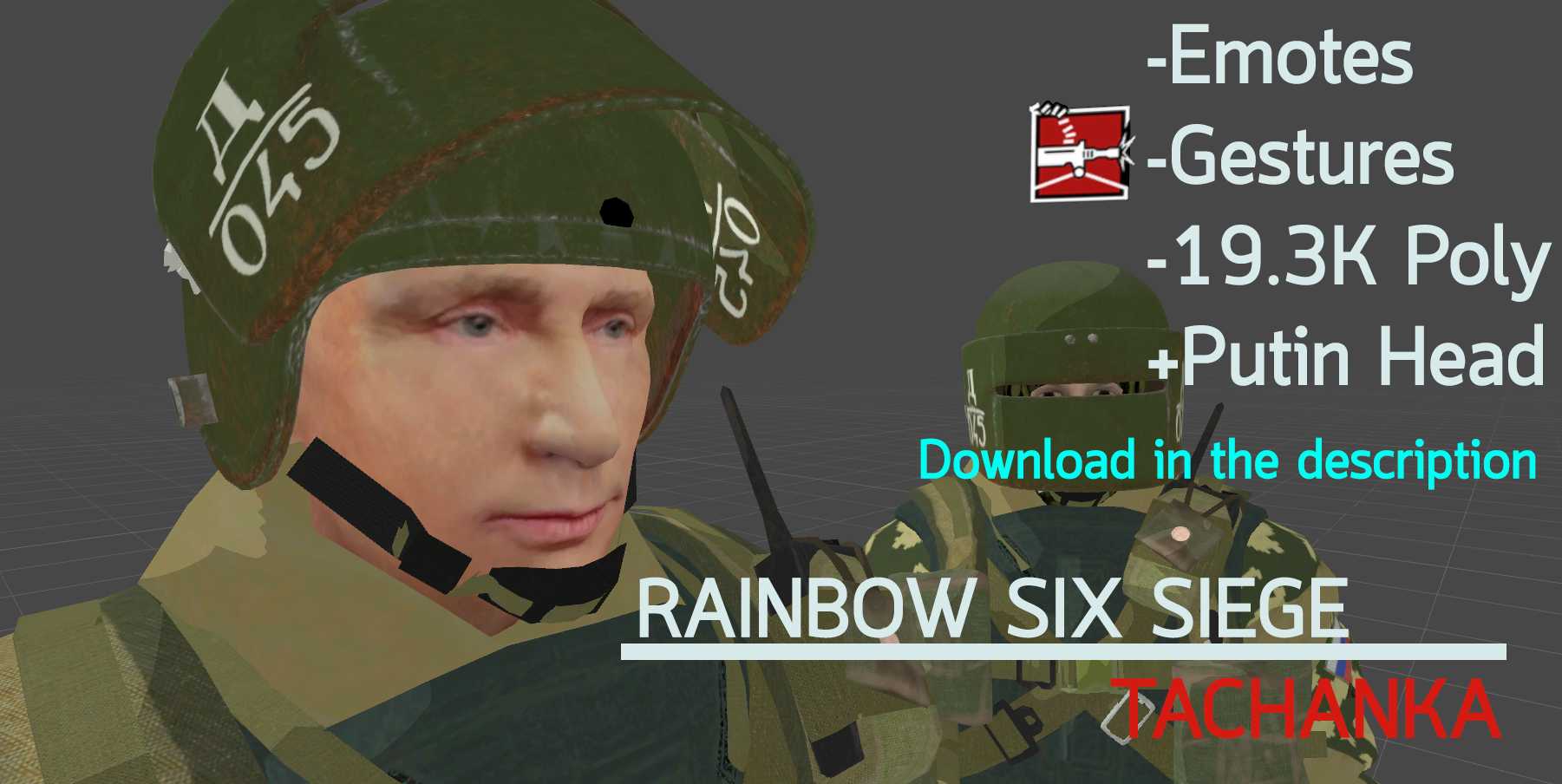 [Rainbow Six Siege] Tachanka [Textures Download in Description] Screenshot