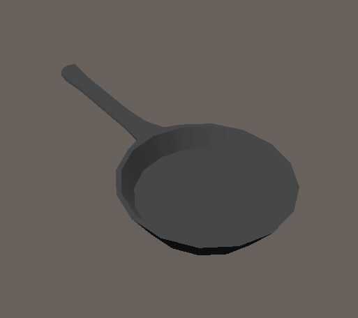 Low poly frying pan Screenshot