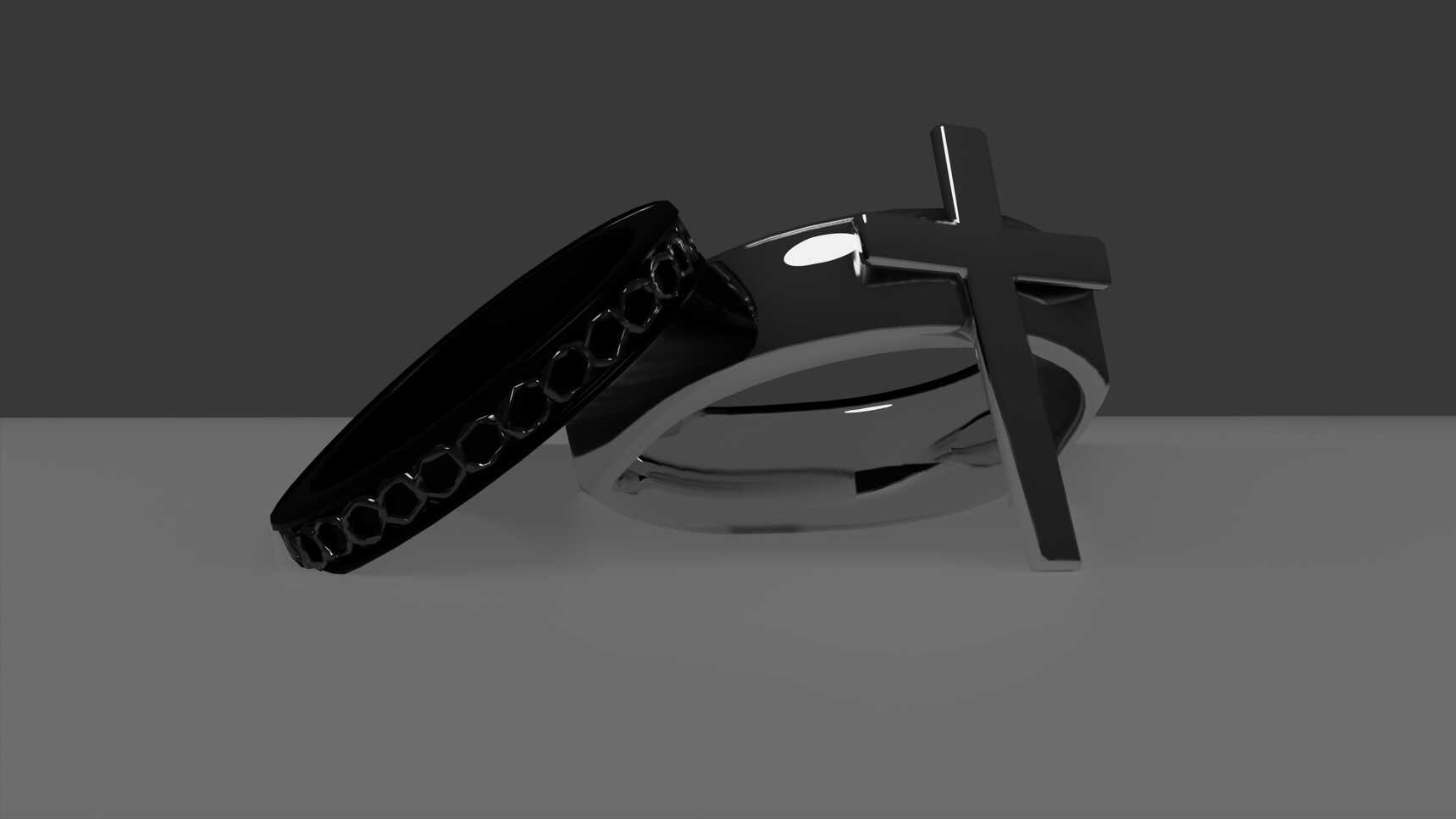 Chain and Cross Ring Set Screenshot